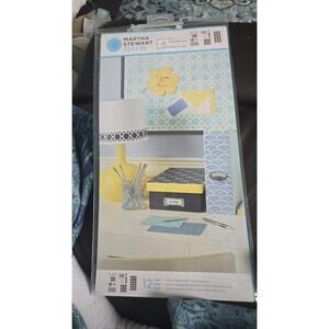 Martha Stewart Crafts 12 Laser Cut Stencils Geometric Design Paint Patterns